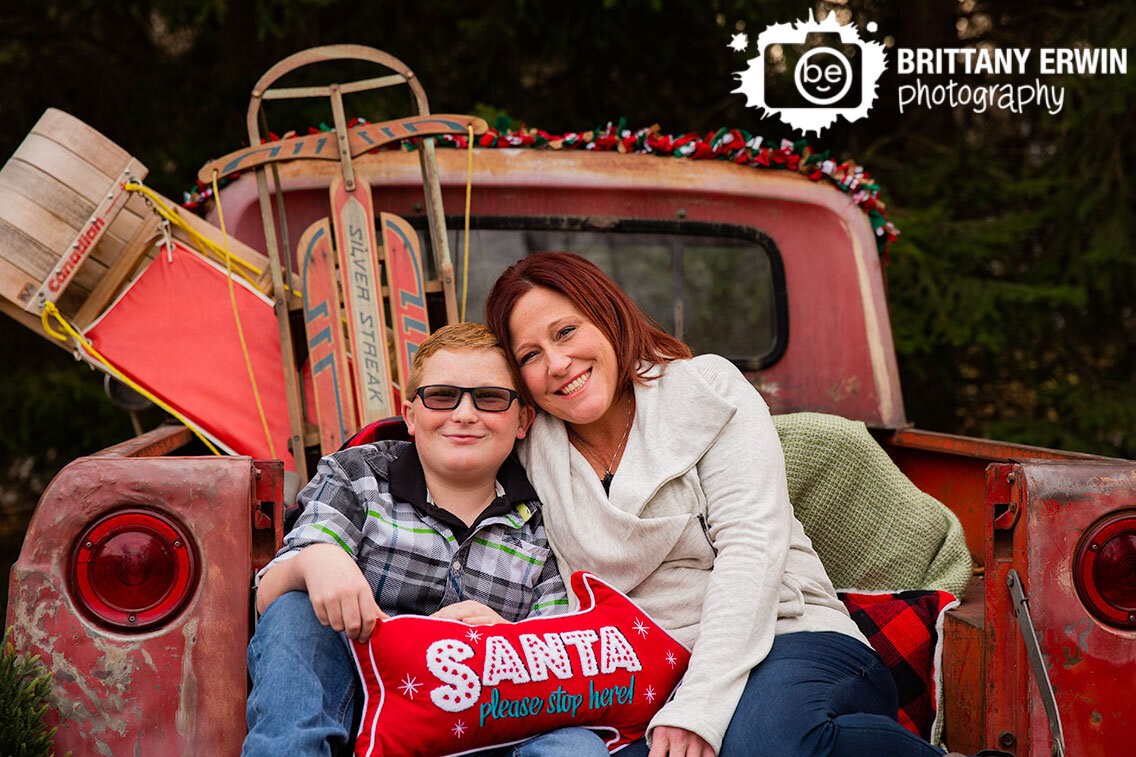 Mother-son-santa-please-stop-here-classic-truck.jpg