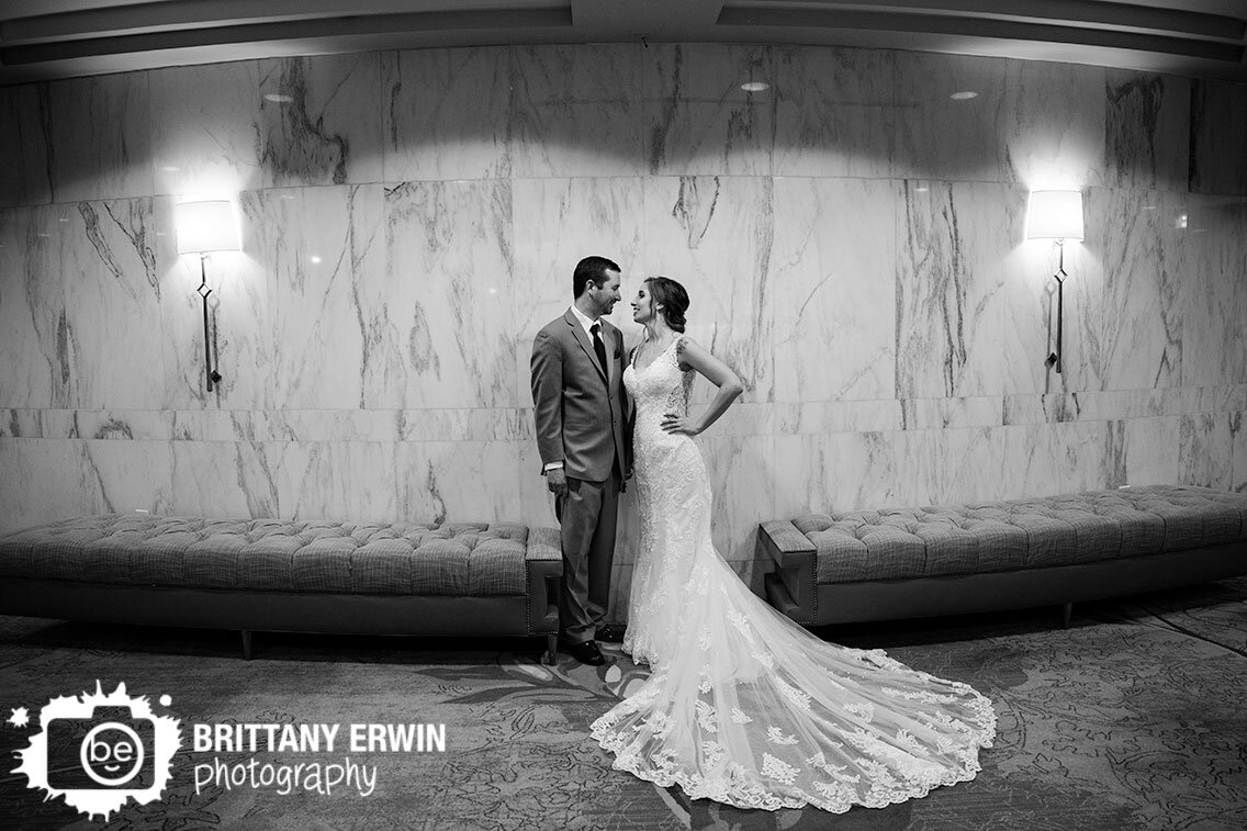 Indianapolis-omni-severin-bridal-portrait-wedding-photographer-marble-wall-elegant-couple.jpg