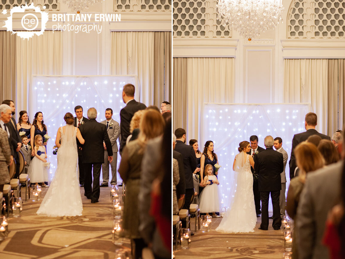 Indianapolis-wedding-photographer-bride-walking-down-aisle-with-father-groom-reaction.jpg