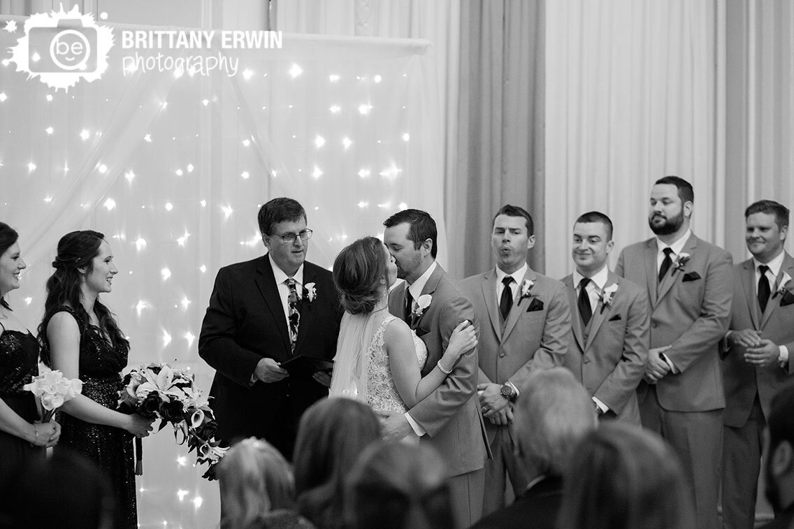 Indianapolis-wedding-photographer-first-kiss-ceremony-best-man-reaction.jpg