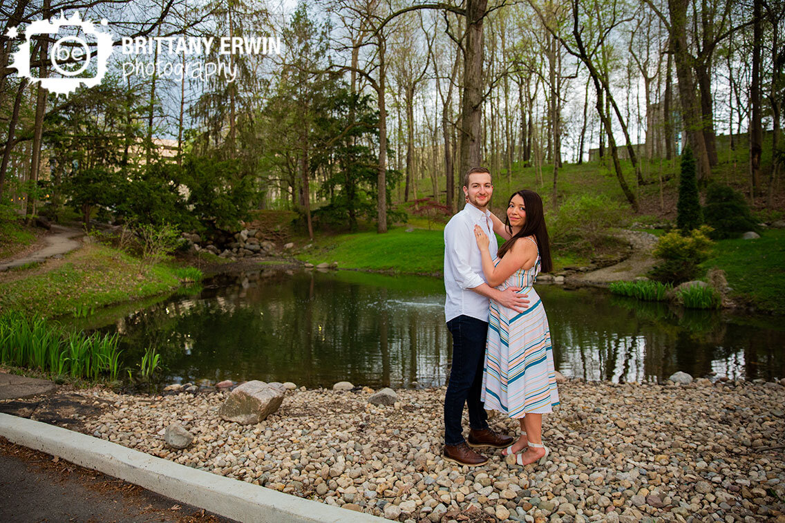 Indianapolis-portrait-photographer-engagement-coulpe-by-pond-paths-outside-park.jpg