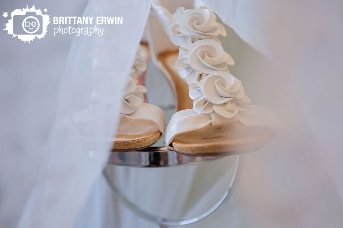 Indianapolis-wedding-photographer-white-flower-bridal-shoes-open-toe-under-veil.jpg