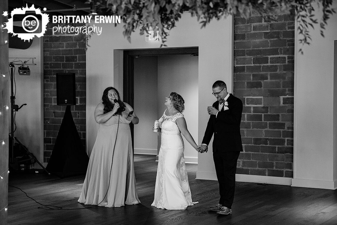 maid-of-honor-toast-wedding-reception-brick-wall-garment-factory-Indiana-photographer.jpg