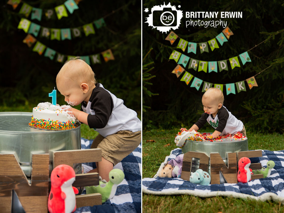 Indianapolis-birthday-portrait-photographer-cake-smash-baby-boy-one-letters-stuffed-dinosaur.jpg