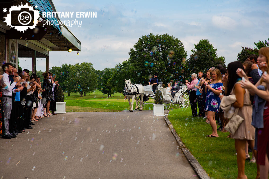 bubble-exit-couple-horse-drawn-carriage-after-ceremony-at-Valle-Vista-wedding-venue.jpg