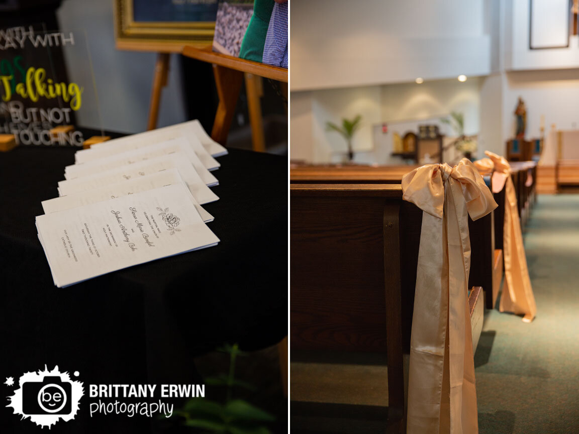 Our-lady-of-greenwood-wedding-ceremony-photographer-programs-bow-on-pews.jpg