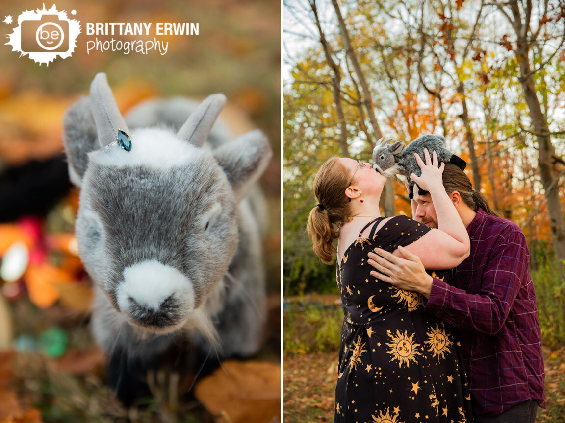 engagement-ring-on-stuffed-goat-horn-silly-couple-portrait-fall-photographer.jpg