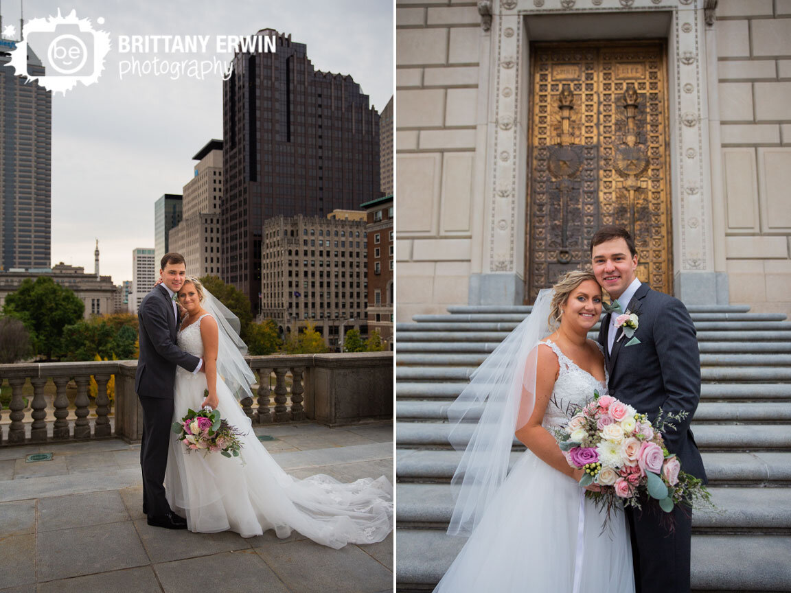 Indianapolis-downtown-wedding-photographer-bridal-portrait-couple-on-war-memorial-steps.jpg