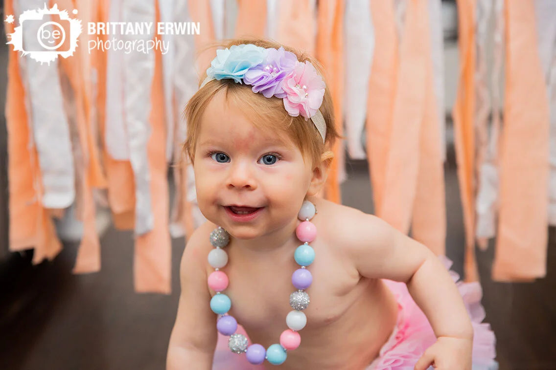 first birthday swimsuit girl