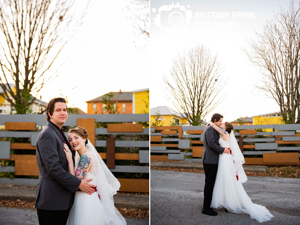 bridal-portrait-modern-fence-fountain-square-Indiana-couple.jpg