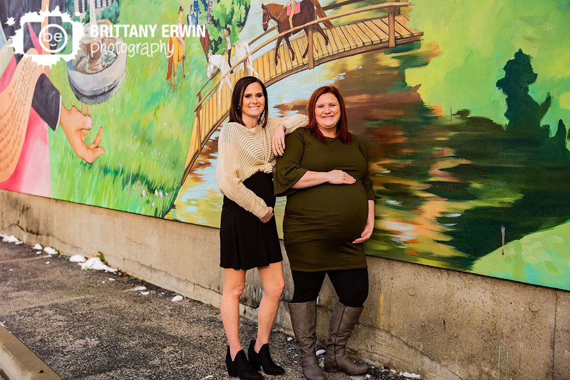 Danville-maternity-portrait-photographer-sisters-outdoor-mural.jpg