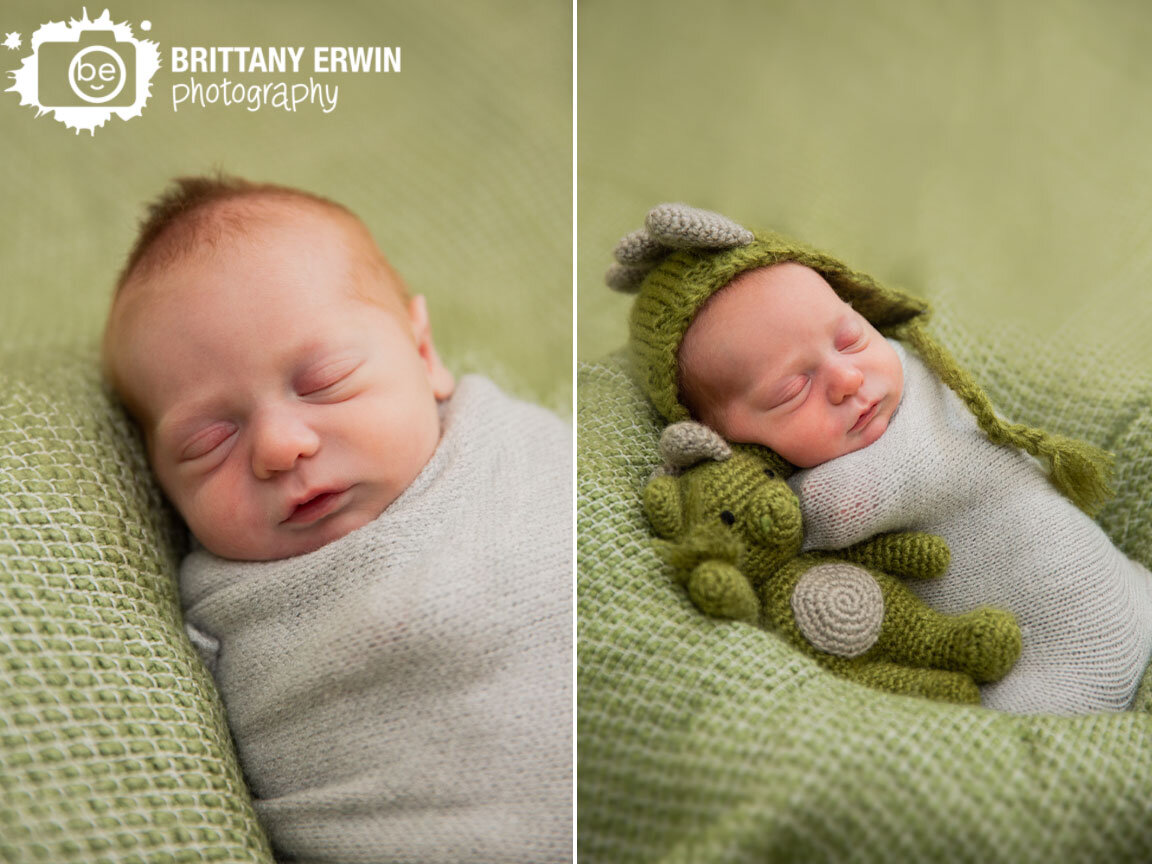 Indianapolis-lifestyle-portrait-photographer-baby-boy-sleeping-wrapped-grey-knit-blanket-stuffed-dinosaur.jpg