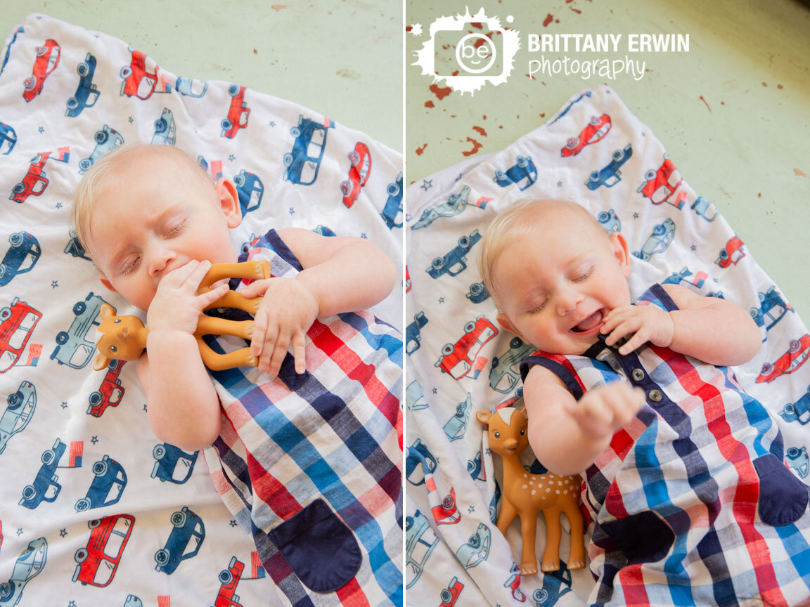Danville-Indiana-milestone-portrait-photographer-baby-boy-fourth-of-july-outfit-with-toy-deer.jpg