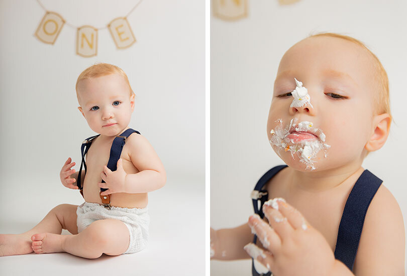 first-birthday-icing-on-nose-cake-smash-ONE-banner.jpg