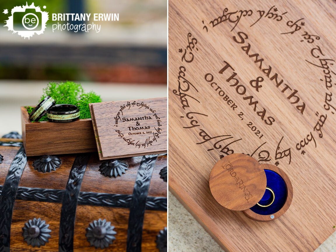 Lord-of-the-Rings-themed-wedding-engagement-ring-and-wedding-bands-custom-box-with-names-and-date.jpg