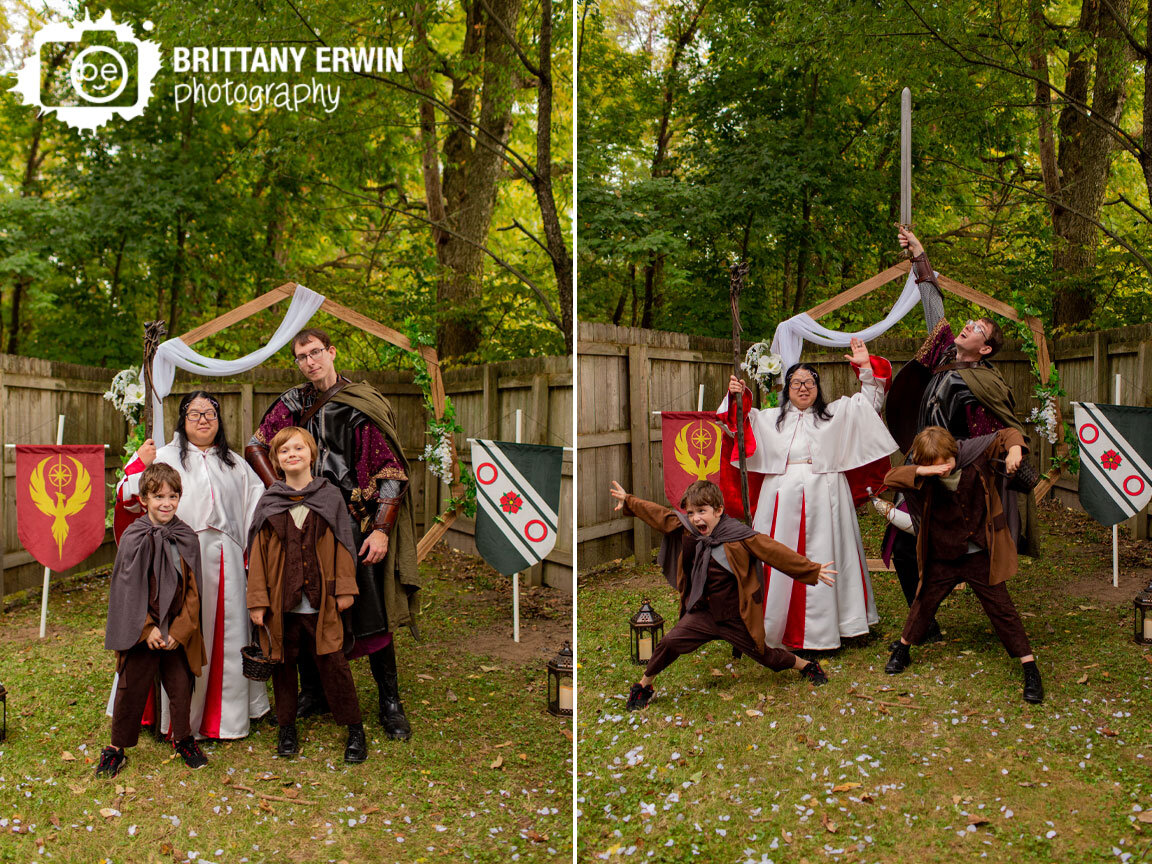 Indiana-wedding-photographer-ring-bearer-hobbit-costume-lord-of-the-rings-themed-shire-backyard.jpg