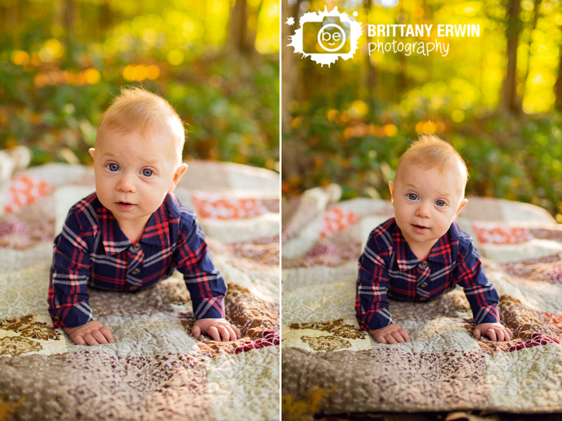 Indianapolis-milestone-portrait-photographer-boy-on-quilt-outside-fall.gif