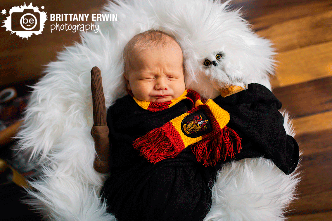 Indianapolis-newborn-baby-boy-portrait-photographer-sleeping-wizard-with-wand-griffindor-scarf-and-owl.gif
