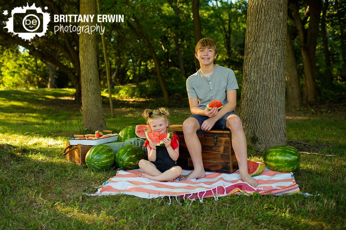 Indianapolis-watermelon-mini-session-picnic-blanket-brother-sister.jpg