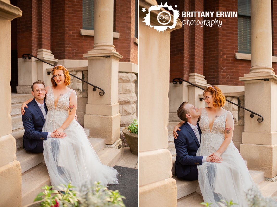 Downtown-Indianapolis-wedding-photographer-couple-on-steps-outdoor-bridal.jpg