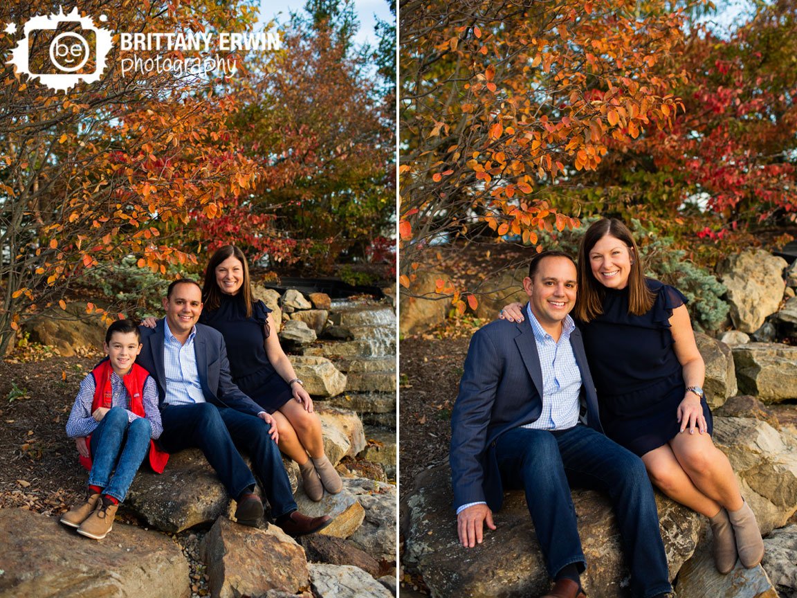 Coxhall-Gardens-family-portrait-photographer-group-on-rocks-with-fall-leaves.jpg