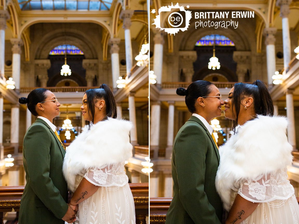 Indianapolis-indoor-wedding-photographer-winter-ceremony-couple-with-stained-glass-ceiling.jpg