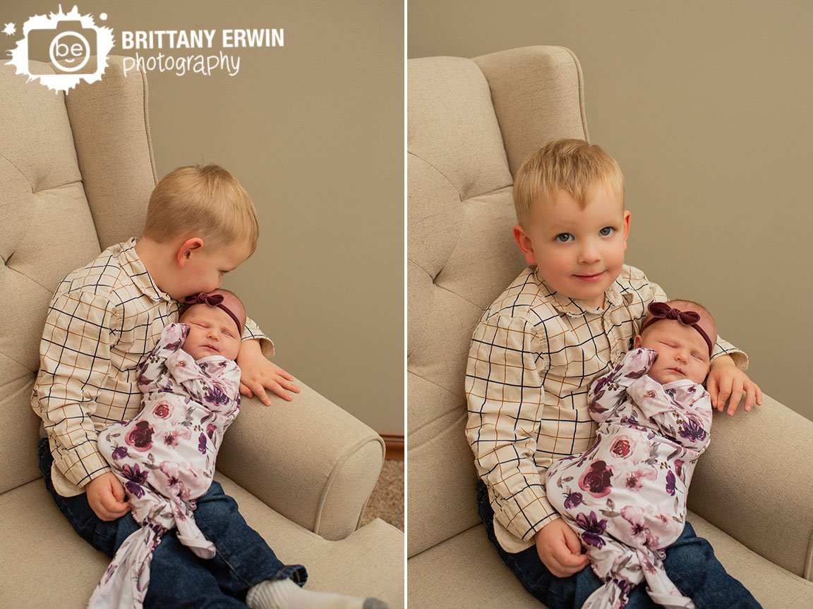 Indianapolis-newborn-portrait-photographer-boy-with-baby-sister-sleeping-in-lap-on-rocking-chair.jpg