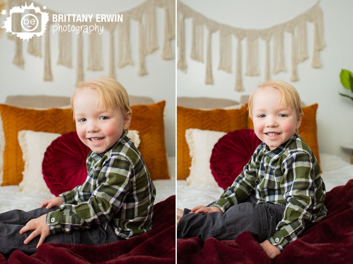 Indianapolis-portrait-photographer-toddler-boy-on-bed-with-macrame-wall-hanging.jpg