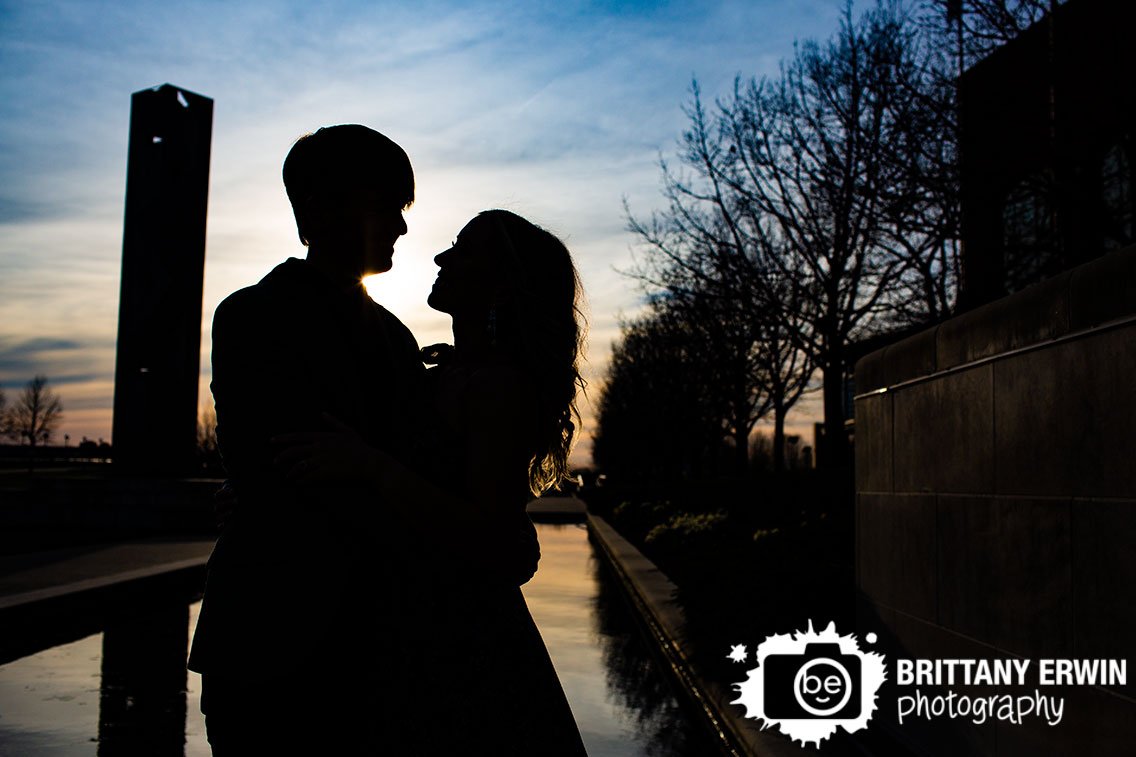 silhouette-engagement-portrait-at-sunset-downtown-Indianapolis.jpg