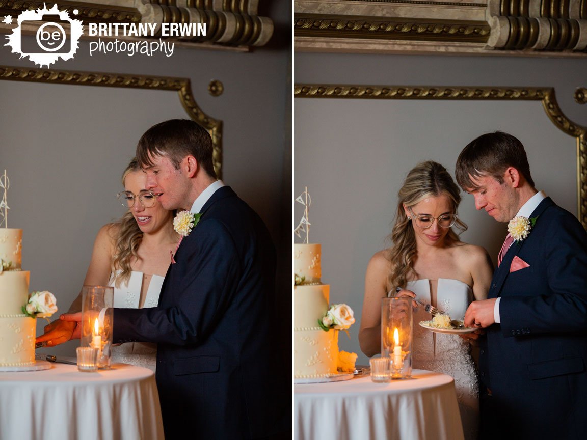 Indianapolis-wedding-photographer-fountain-square-indoor-venue-couple-cutting-cake.jpg