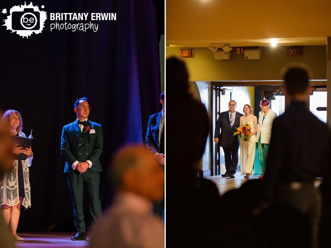 groom-watching-bride-at-wedding-ceremony-indoor-Fountain-Square-Theatre.jpg