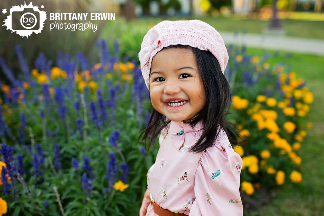Downtown-Indianapolis-summer-portrait-photographer-girl-first-birthday-with-pink-knit-hat-and-dress.jpg