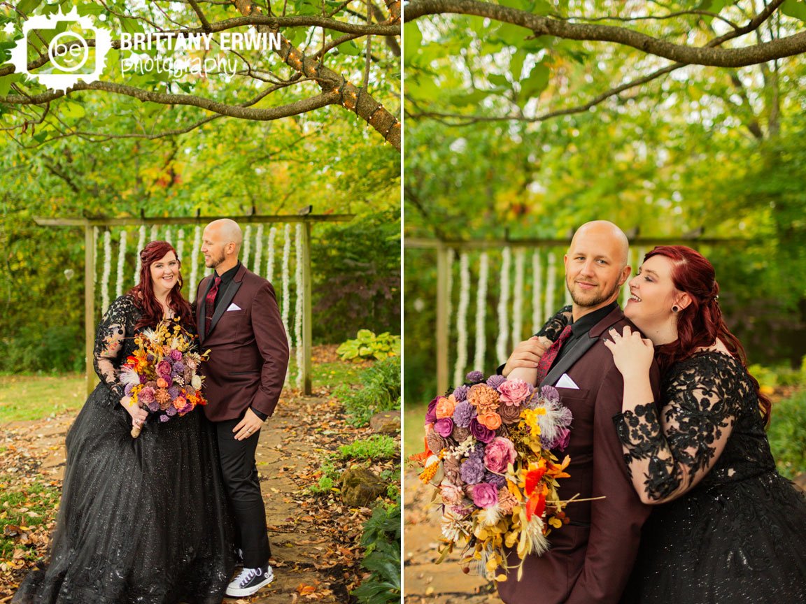 Fall-wedding-photographer-Avon-Gardens-flower-wall.jpg