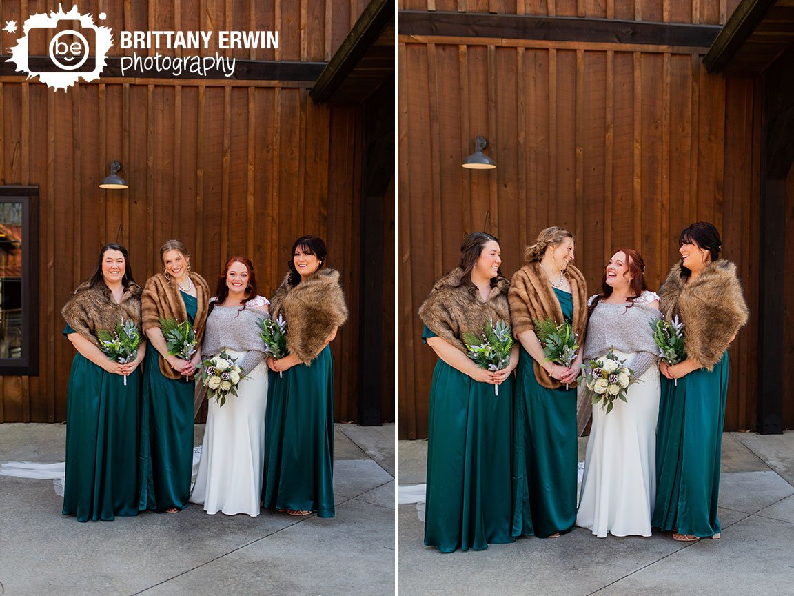 Bride-with-bridesmaids-portrait-outside-winter-barn.jpg