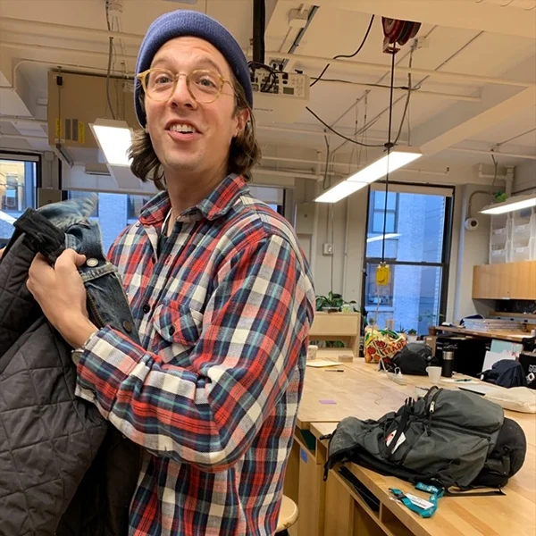 Jimmy Mezei is a first year MFA Fine Arts candidate using the CNC Router to carve a form that will ultimately be vaccuformed.
