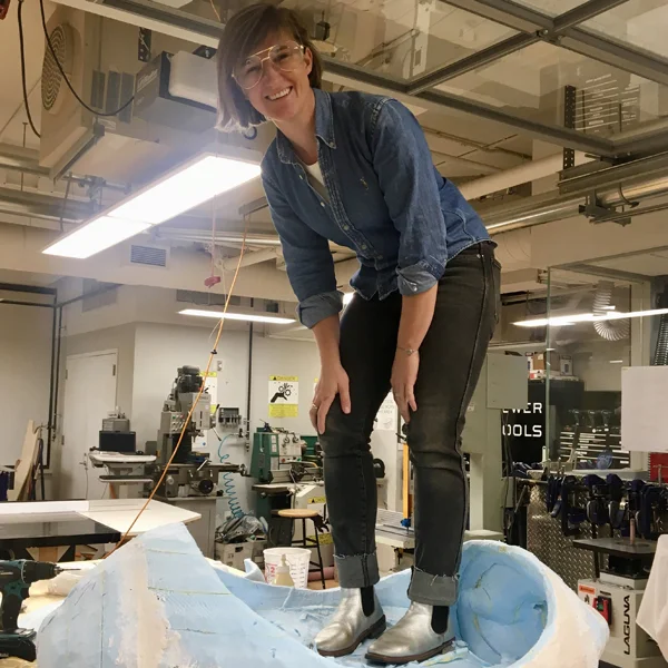 The fountains themselves are being constructed out of CNC routed foam which will then be coated in various materials, mostly fiberglass and resin.