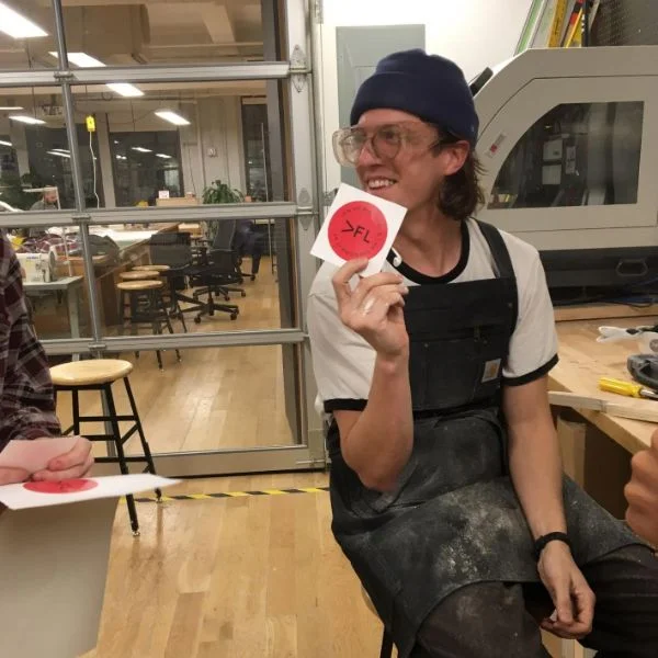 Jimmy Mezei was in the shop today for another successful VFL birthday! On a break from working, he was honored with the debut of the VFL birthday sticker.