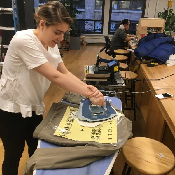 The course focuses on typography. The final assignment was to rethink project presentations for a portfolio. She decided to create four jackets — one for each assignment from the semester. Each jacket would deliver the major lesson learned from the project.