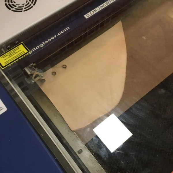 Ted uses Adobe Illustrator in combination with the Epilog laser cutter to successfully make his small detailed pieces.