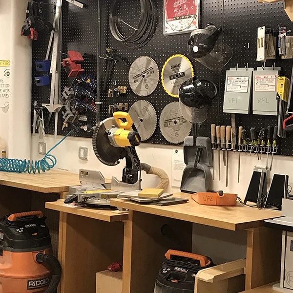 The wood shop is waiting for you!