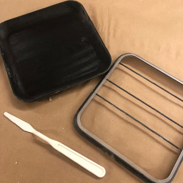 He CNC'd MDF pieces to create the body of his project and layered them with wood glue. The top and bottom were 3D printed and will all come together to become an IoT assisted medicine dispenser.