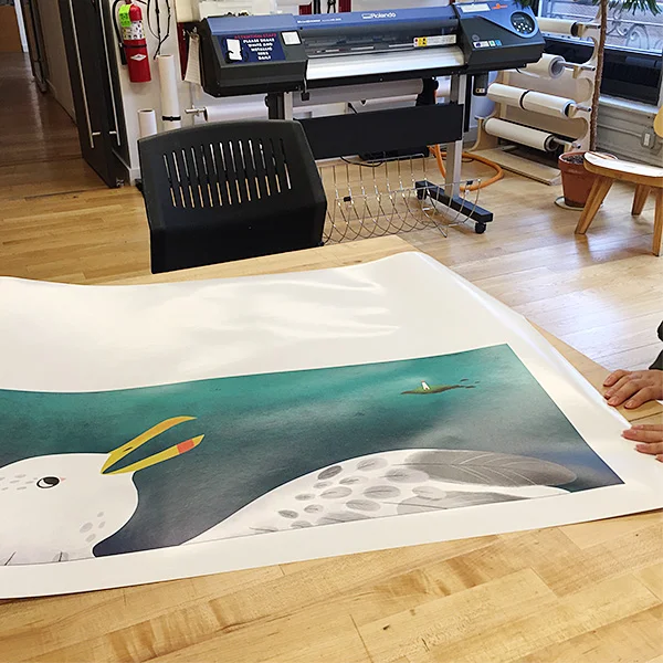 The color is looking perfect on our glossy paper.