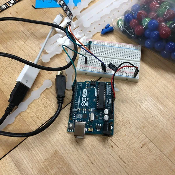 Margarita is a 2nd year Interaction Design student who came in to work on her thesis. The interactive object they are building will gamify physical rehabilitation to engage patients.