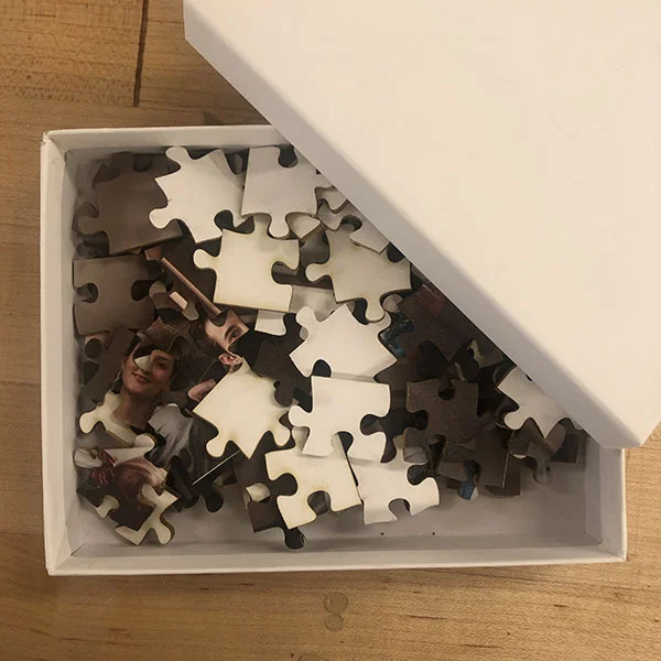 Alexia Cohen, a Products of Design MFA graduate and currently an instructor for continuing ed, came through today to make use of our laser cutter and UV printer for a gift for her grandmother.