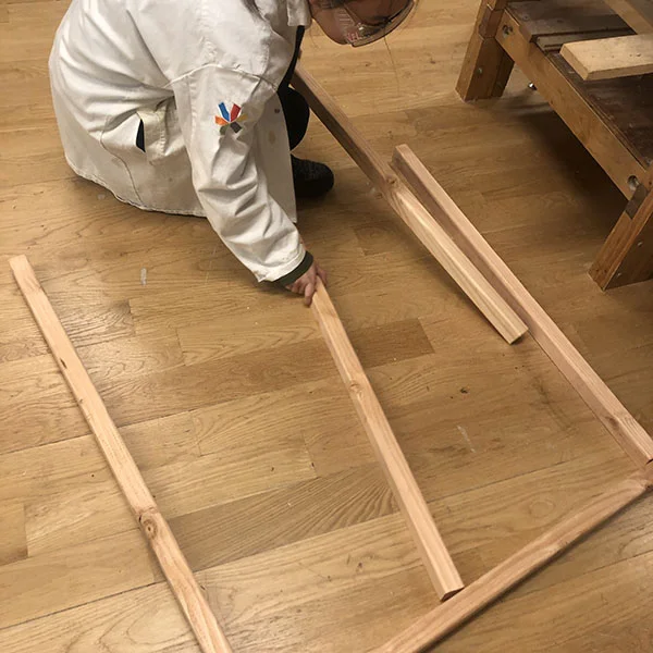 Felix Ho and Sherry Wu of MFA Products of Design are doing their part for the pop up their class is building for Wanted Design Week.