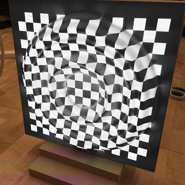 This screen will be used as a 3D screen for video projects.