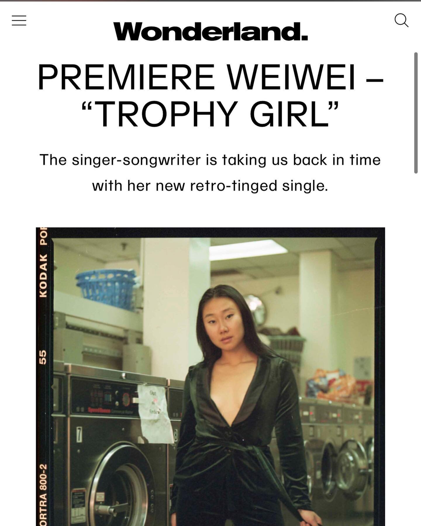 It&rsquo;s out! Thank you @wonderland for the premiere and to everyone that has supported my music. Head over to their site to hear all the juicy details behind the song and get to know me a little better. ILYSM💗🏆💗 #trophygirl
Photo by @cook_studi