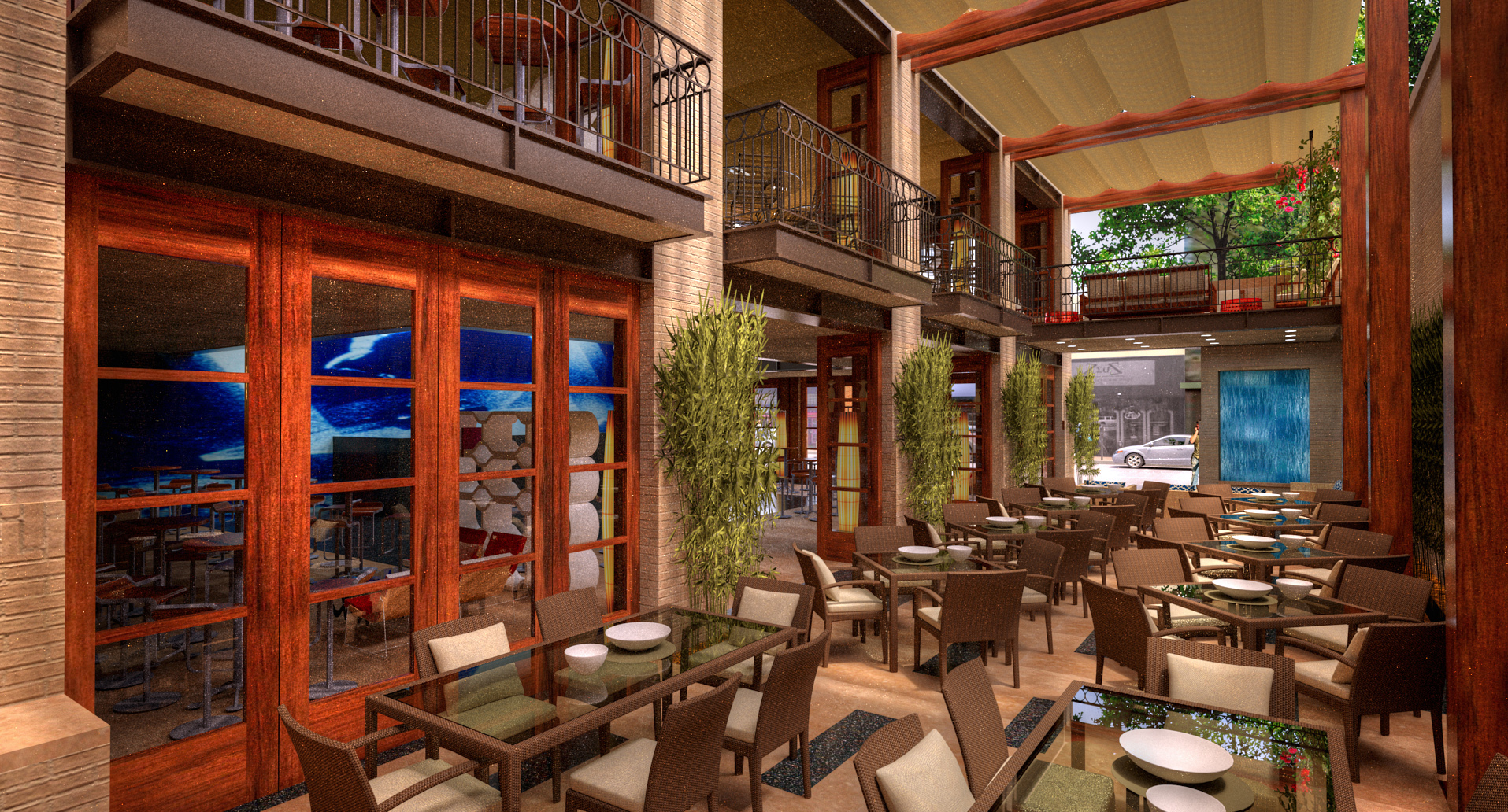 Side Courtyard Cafe