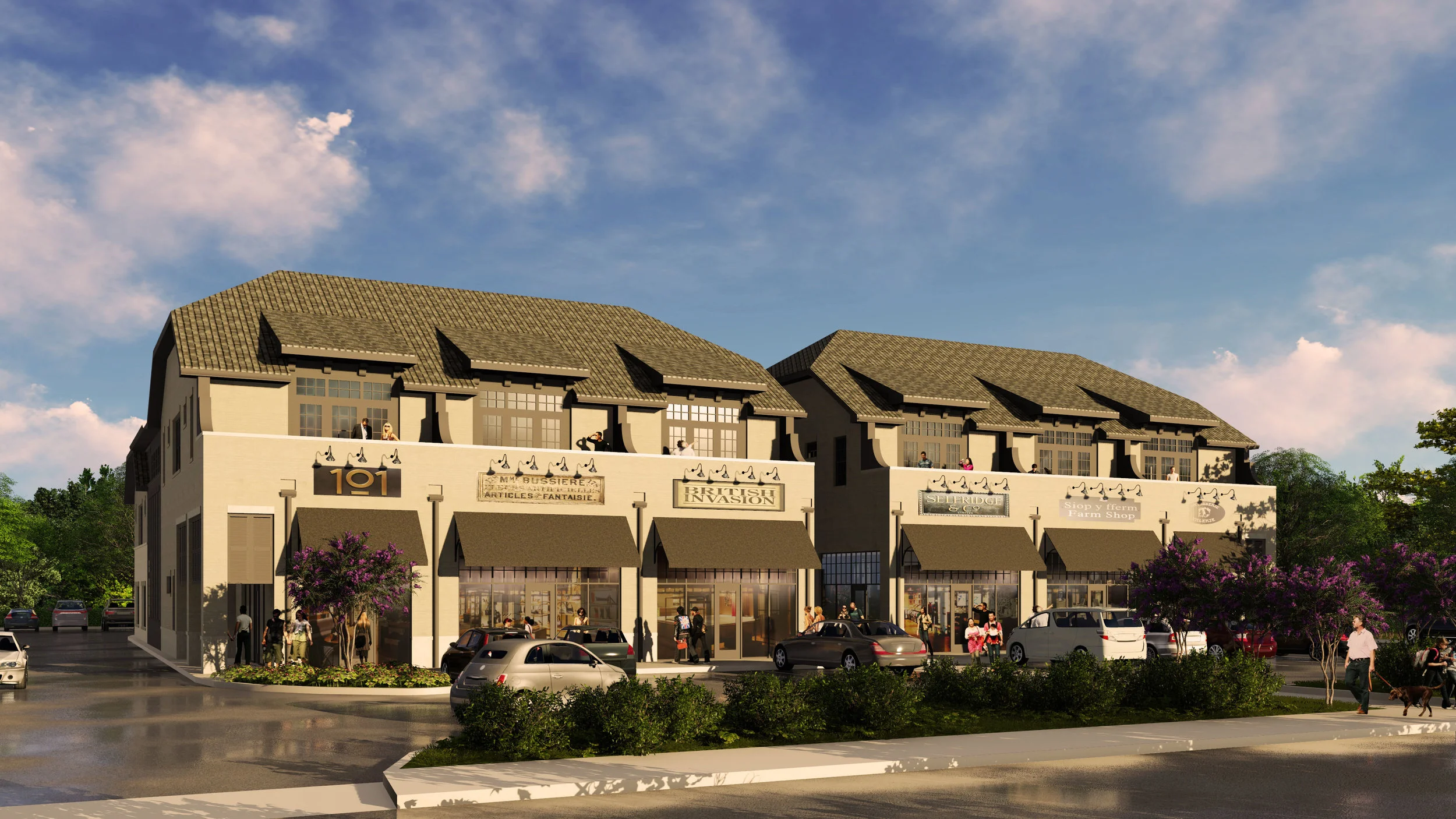 Mixed Use 2 Buildings 8000Sf Commercial, 12 Apartments