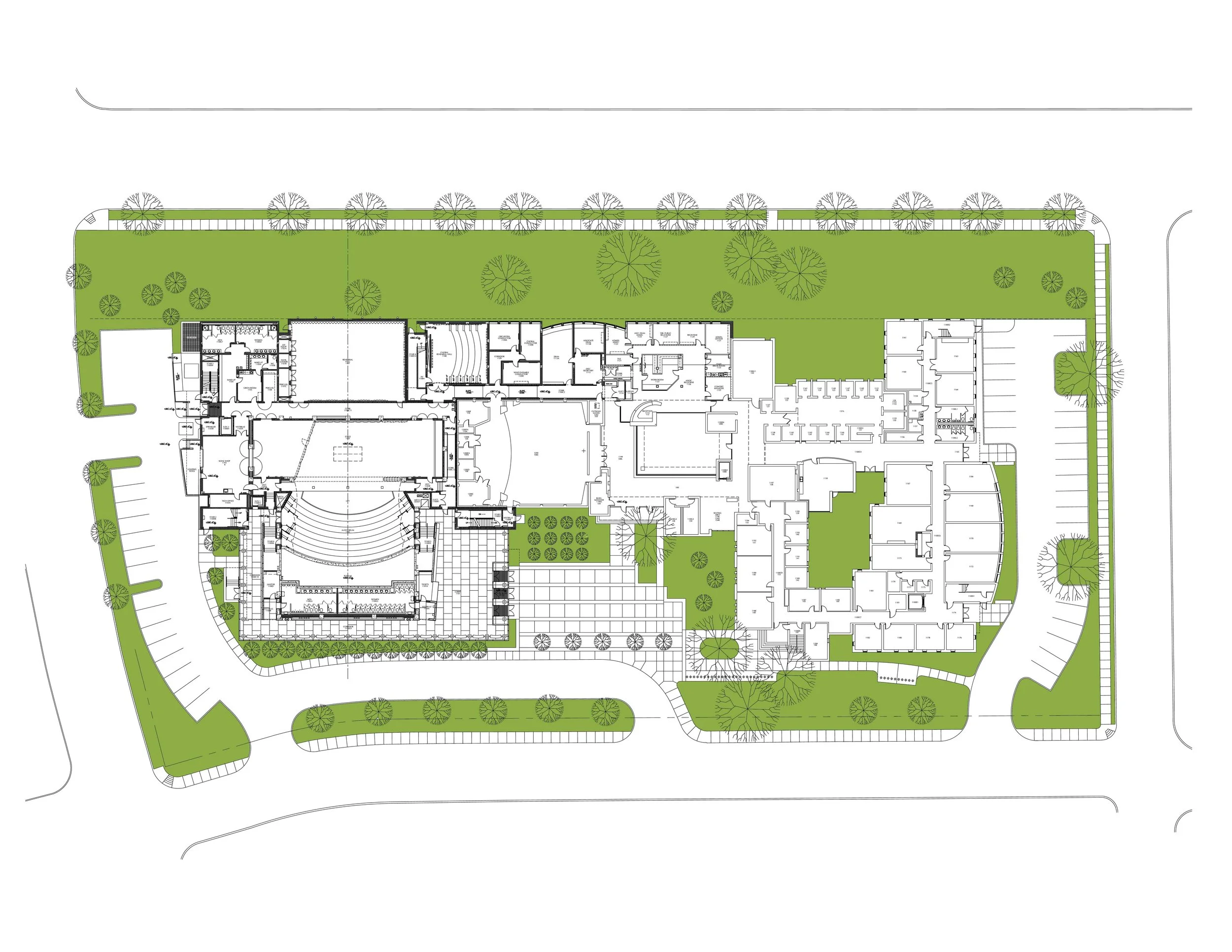 Vanderbilt University Blair School of Music Site Planning & Construction Phasing Plan
